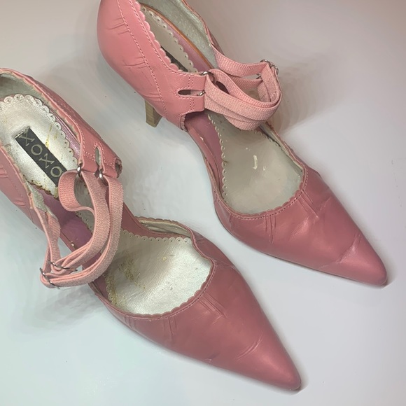 Excellent condition xoxo bubble gum pink stilettos size 7.5 - Picture 1 of 5